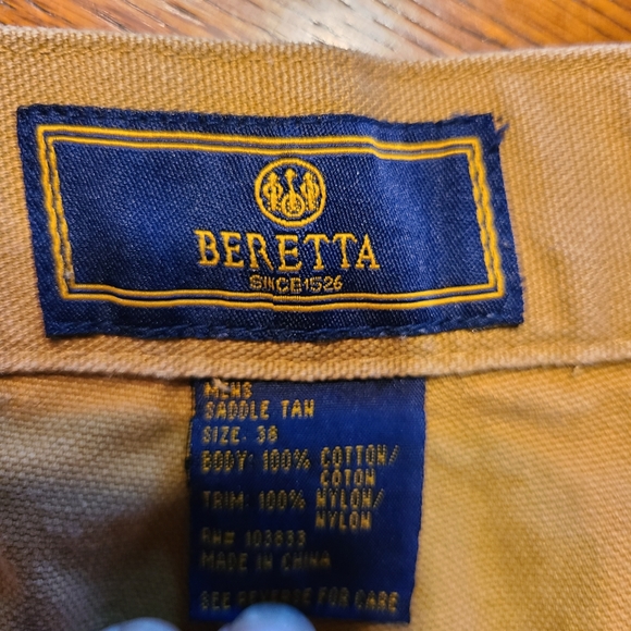 Men's Baretta Field Pants sz 38 - Picture 7 of 7